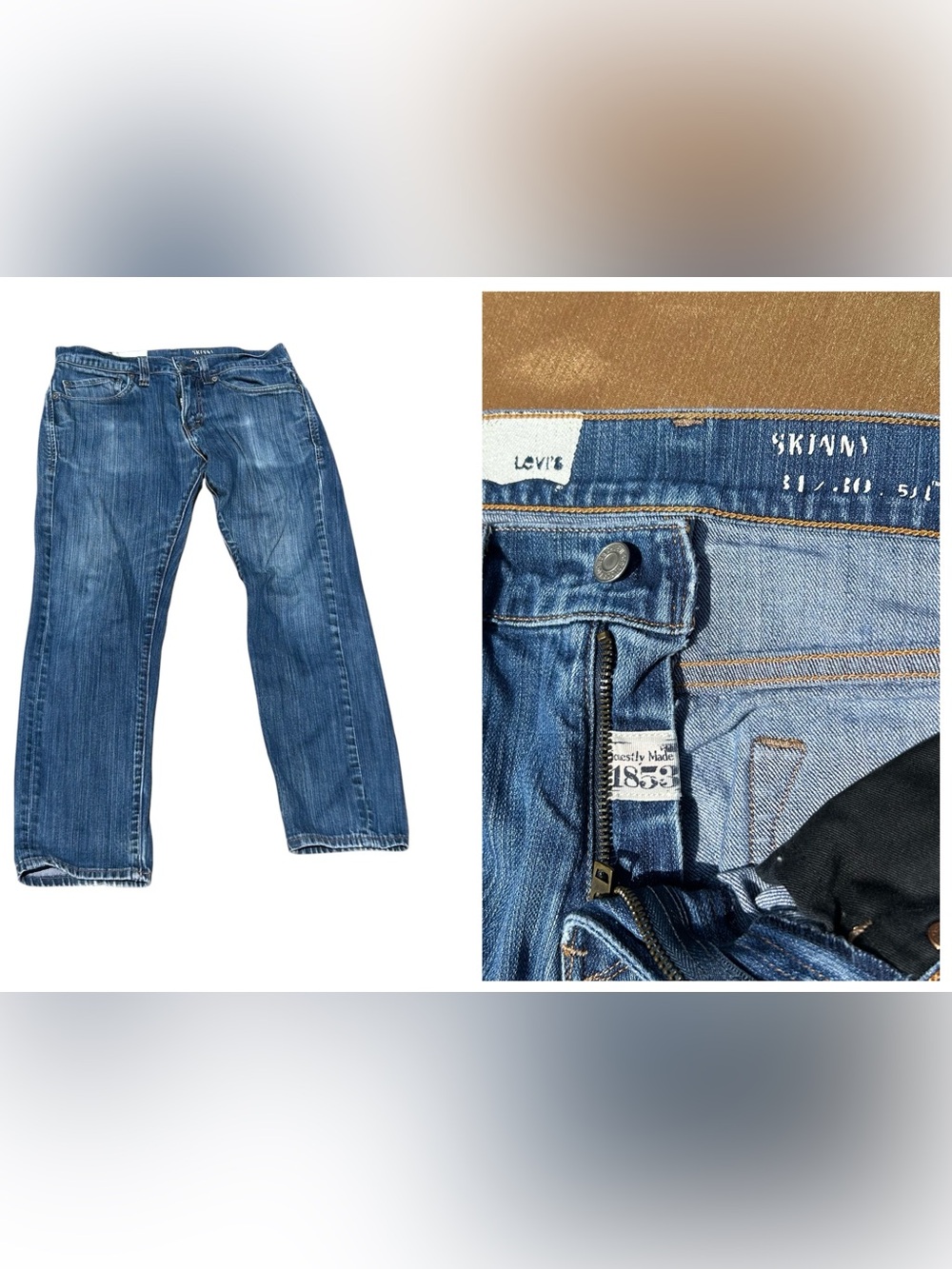 Levi's Men 511 Skinny 31/30 Recycled Cotton